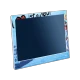 Vestel 22VF5012 Istanbul Full HD LED televizyon, mavi çerçeveli ekranıyla önden görünüm