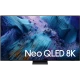 Samsung 98QN990F Ultra HD 8K QLED TV, Neo QLED 8K yazılı ekran görünümlü vitrin televizyonu