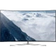 Samsung 55KS9500 Ultra HD 4K LED televizyon, genel renkli, dağ manzaralı ekranıyla vitrin görünümü