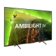 Philips 70PUS8118 Ultra HD 4K LED televizyon; yeşil Ambilight arayüzlü, genel renkli düz ekran görünümü