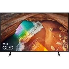 Samsung 55Q60R Ultra HD 4K QLED televizyon; ekranda Mars manzarası görünen canlı renkli vitrin ürünü