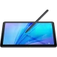 TCL Tab 10 S mat gri tablet ekranında kalem ile kullanım görseli, uygun fiyatlı tablet
