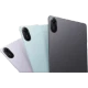 Redmi Pad 2 gri tablet, 4 GB RAM ve 128 GB depolama kapasiteli cihazın arka görünümü