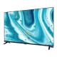Sunny SN49FAL27 Full HD FHD TV, mavi soyut desenli ekranı ve siyah ayaklı tasarımıyla
