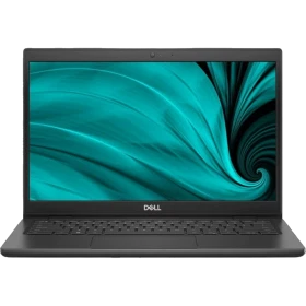 Dell Latitude 3420 N123L342014EMEA_U siyah iş ve ofis laptopu; geniş ekran ve klavye görünümü.