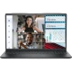 Dell Inspiron 15 3520 I35202011U BT34 siyah iş ve ofis laptopu; ekranda grafik ve görüntülü görüşme.