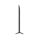 TCL 85P7K Ultra HD 4K LED televizyon siyah renk, ince ayaklı tasarım görünümü