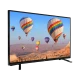Beko B49L 9762 5B Quatro UHD Ultra HD 4K TV, siyah çerçeveli ve renkli balon manzarası gösteriyor
