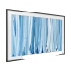 Samsung 75LS03HW Ultra HD 4K QLED televizyon, genel renkli ince tasarım ve ayaklı ekran görünümü