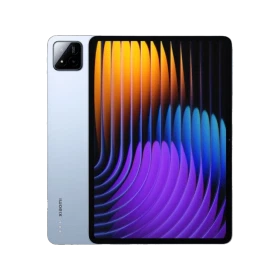 Xiaomi Pad 7 Pro mavi oyuncu tablet; 12 GB RAM ve 256 GB depolama kapasiteli ön yüz görünümü