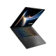 MSI Stealth A16 AI+ B3WI-003TR siyah oyuncu laptop, RGB aydınlatmalı klavye ve açık ekran görünümü