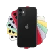Apple iPhone 11 siyah akıllı telefon, arka yüz ve çift kamera tasarımı; farklı renk seçenekleriyle birlikte