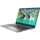 HP 255 G9 06Q8N1ES39 gri iş ve ofis laptopu; açık ekranında kaya ve nehir manzarası görünüyor