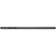 Lenovo Tab 4 Plus 8 inç siyah tablet, ince gövde tasarımıyla yan profilden görünüyor