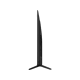 TCL 55P79K Ultra HD 4K LED televizyonun siyah standlı yan görünümü, genel renk