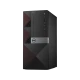 Dell Vostro 3668 N222VD3668EMEA01_U siyah masaüstü bilgisayar kasası, önden görünüm