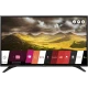 LG 55LH6047 Full HD FHD LED televizyon; manzara ekranı ve bağlantı simgeleri görünen vitrin TV ekranı