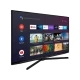 Grundig 65 GGU 8960 B Ultra HD 4K LED televizyon, akıllı TV arayüzü ve içerik menüsüyle siyah ekranda.