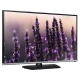 Samsung 58H5270 Full HD FHD LED televizyon, çiçekli mor manzara ekranlı siyah TV görünümü