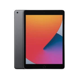 Apple iPad 8 3 GB 32 GB 4G gri öğrenci tableti ön ve arka görünüm vitrin görseli