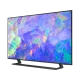Samsung 43CU8500 Ultra HD 4K LED televizyon siyah tasarım, renkli canlı ekran görüntüsüyle