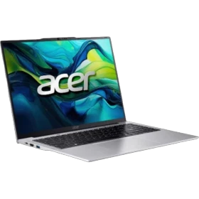 Acer Aspire Lite AL16-52P-55S2 gümüş iş ve ofis laptopu, açık ekranlı ince tasarım dizüstü bilgisayar