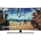 Samsung 65NU8500 Ultra HD 4K LED TV, kavisli ekran ve okyanus görselli vitrin ürünü