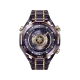 Huawei Watch Ultimate Design Royal Gold mor akıllı saat, altın detaylı kadran ve metal bilezikle sunuluyor