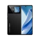 General Mobile GM 26 Pro 5G siyah akıllı telefon, önden ekran ve arkadan kamera modülü görünümü