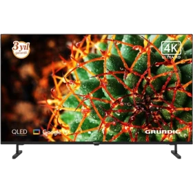 Grundig 50 GQ 700A Ultra HD 4K LED televizyon, ayaklı ve ince çerçeveli tasarım