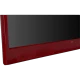Vestel 32H9530RB HD Ready LED TV’nin kırmızı çerçevesi ve alt bölümdeki hoparlör detayı