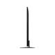 TCL 85C7L Ultra HD 4K LED televizyon, siyah renk ayaklı dikey görünüm, ince çerçeve tasarım