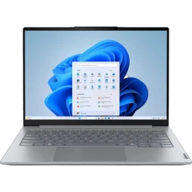 Lenovo ThinkBook 14 G8 IRL 21SG008LTX016 gri iş ve ofis laptopu, önden açık ekran ve klavye görünümü