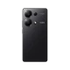 Xiaomi Redmi Note 13 Pro 4G siyah akıllı telefonun arka yüzü, üçlü kamera modülü ve flaş detayı