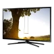 Samsung 40F6170 Full HD FHD TV siyah çerçeveli, genel renkli TV ekranında manzara görüntüsü