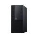 Dell OptiPlex 3070 N007O7070MT_U siyah masaüstü bilgisayar, ön paneli ve bağlantı noktalarıyla