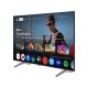 Arçelik A50 E 795 B Ultra HD 4K LED televizyon, siyah ekranı ve ayaklı tasarımıylaeni
