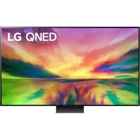 LG 86QNED816RE Ultra HD 4K QNED TV, renk genel tasarım ve canlı manzara ekranı ile vitrin görünümü