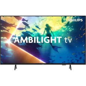 Philips 55PUS8050 Ultra HD 4K LED televizyon; dalga ve deniz canlıları temalı ekran tasarımı.