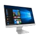 Asus Vivo V222UAK-WA039D masaüstü bilgisayar, gümüş renkli ekranı ve Windows arayüzüyle önden görünüm