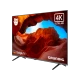 Grundig 75 GJU 8000 Ultra HD 4K LED televizyon, kırmızı kaya manzarası gösteren ekranıyla önden görünüm