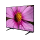 Arçelik A75 D 790 B Ultra HD 4K LED televizyon, siyah çerçeveli ve çiçek görüntülü ekran