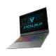Casper Excalibur G911.1180-DF70R-C gri oyuncu laptop; çok renkli klavye ve Excalibur ekran logosu görünüyor.