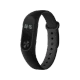 Xiaomi Mi Band 2 siyah akıllı bileklik, dijital ekranı ve delikli ayarlanabilir kayışıyla