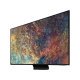Samsung 50QN90A QLED Ultra HD 4K TV, genel siyah tasarımla parlak renkli ekran görünümü