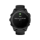 Garmin tactix 8 47mm siyah aktivite saati, yuvarlak ekranında bildirim mesajı görüntüleniyor