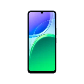 Siyah Vivo Y11d akıllı telefon, önden görünümde ince çerçeveli ekran ve damla çentik tasarımıyla