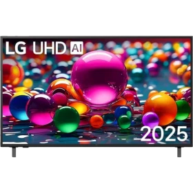 LG 65UA84006LB 65 inç Ultra HD 4K LED TV, canlı 2025 ekran görseliyle vitrinde.