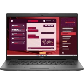 Dell Latitude 3450 iş ve ofis laptopu gri renkte, vitrin görselinde açık ekran ve klavye görünüyor.