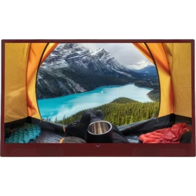 Vestel 32H9520RB HD Ready LED TV ekranında dağ ve turkuaz göl manzarası görüntüleniyor
